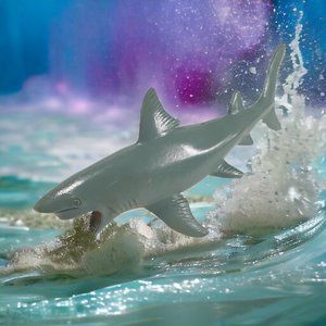Great White Shark Toy Ocean Collectable Toy Soft Plastic Sea Life Display